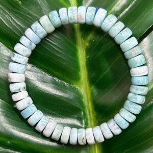 LARIMAR dominican republic genuine HIGH quality crystal bracelet